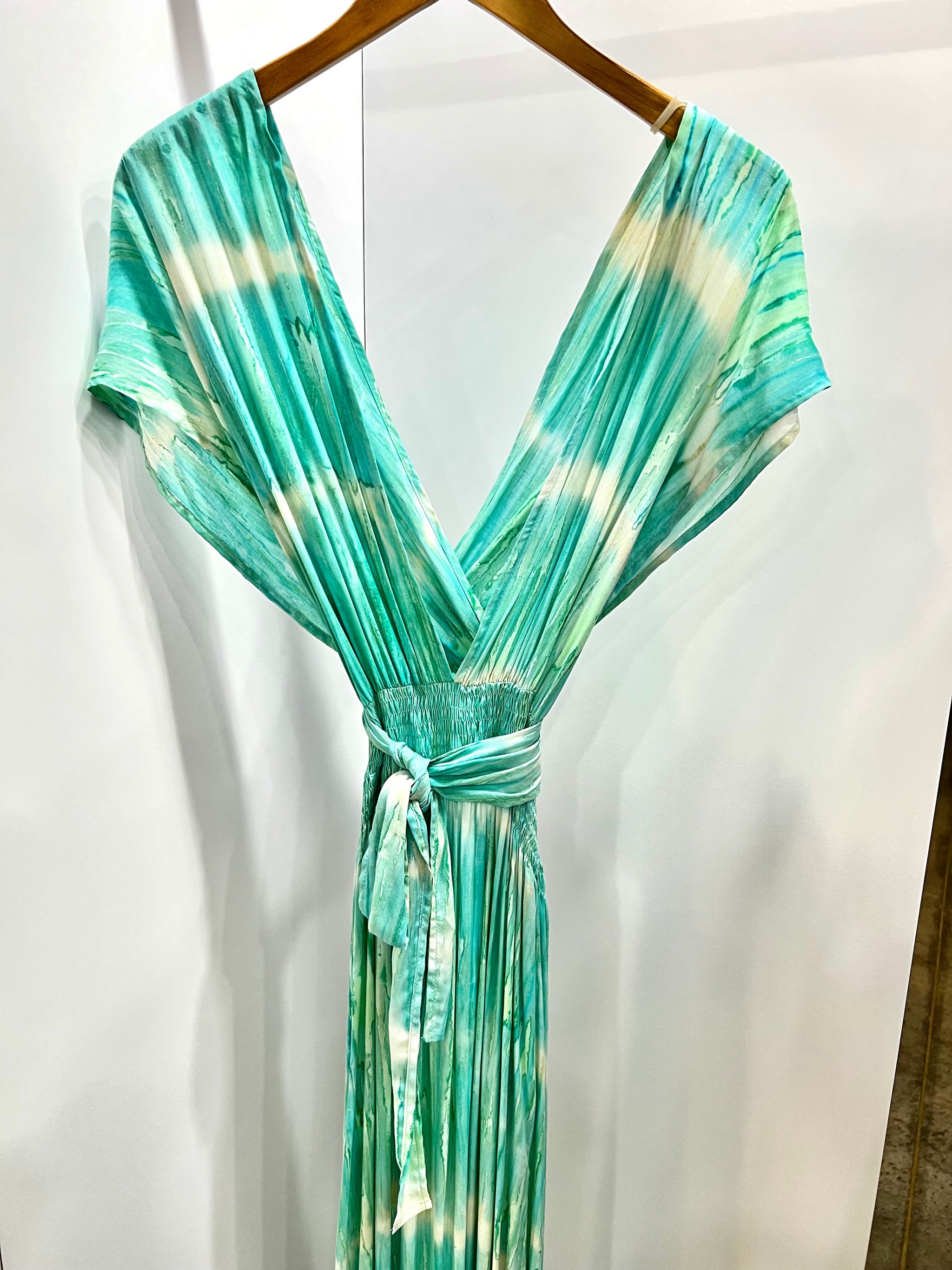 Tammy Infinity Dress in Premium Brigitte Bardot Teal – Bali Prema