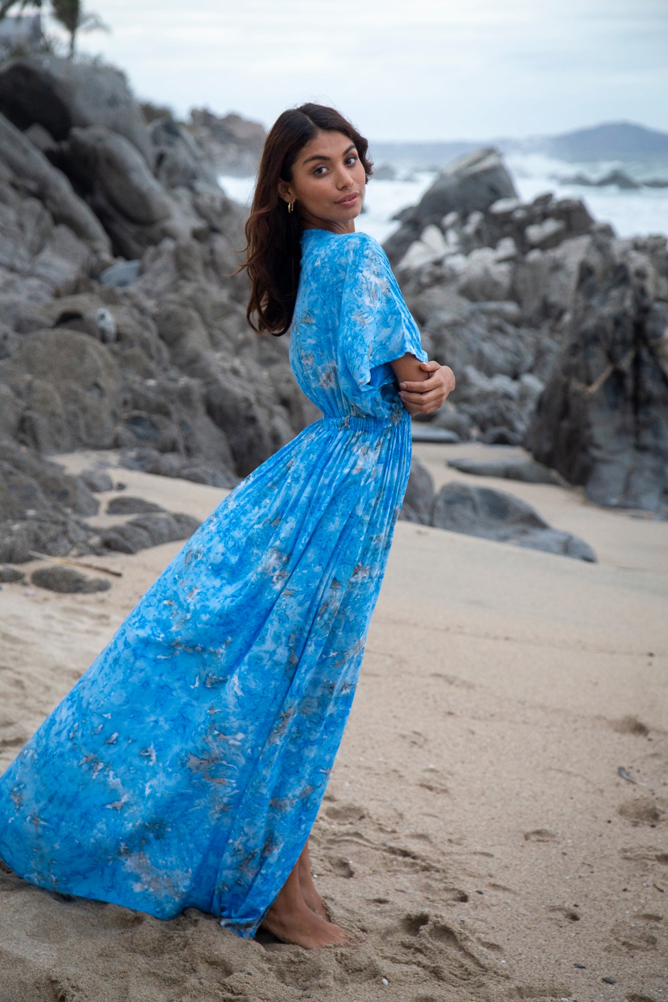 blue kimono dress Kimono Dress | Indigo Kimono