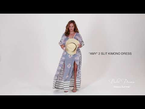 Amy Kimono Slit Dress Video