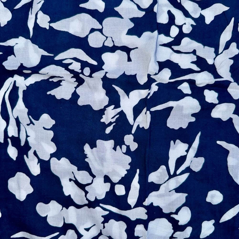 Bali Prema SS24 Collection Fabric Swatch | Tulum Navy